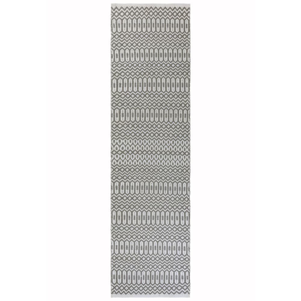 Halsey Grey Runner Rug by Attic Rugs