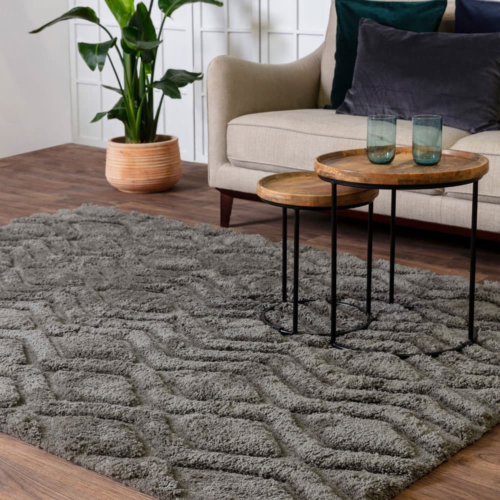 Harrison Charcoal Rug by Attic Rugs