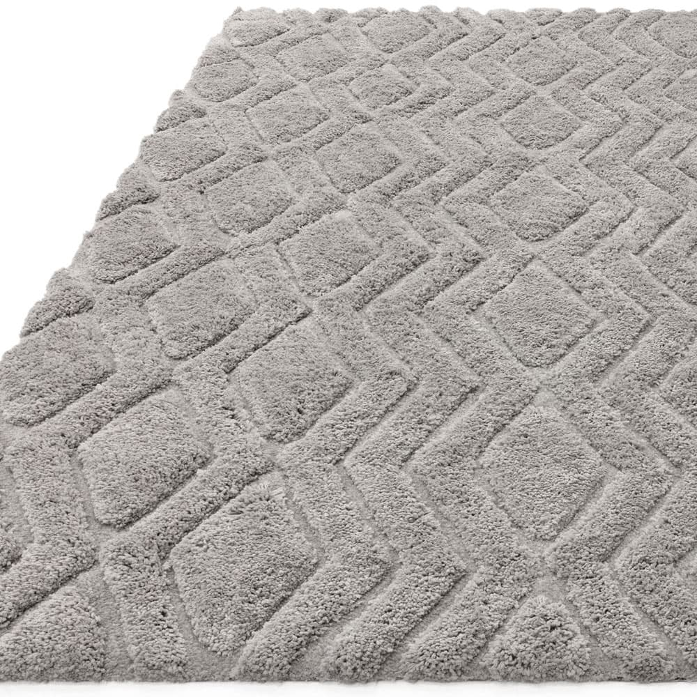 Harrison Silver Rug by Attic Rugs