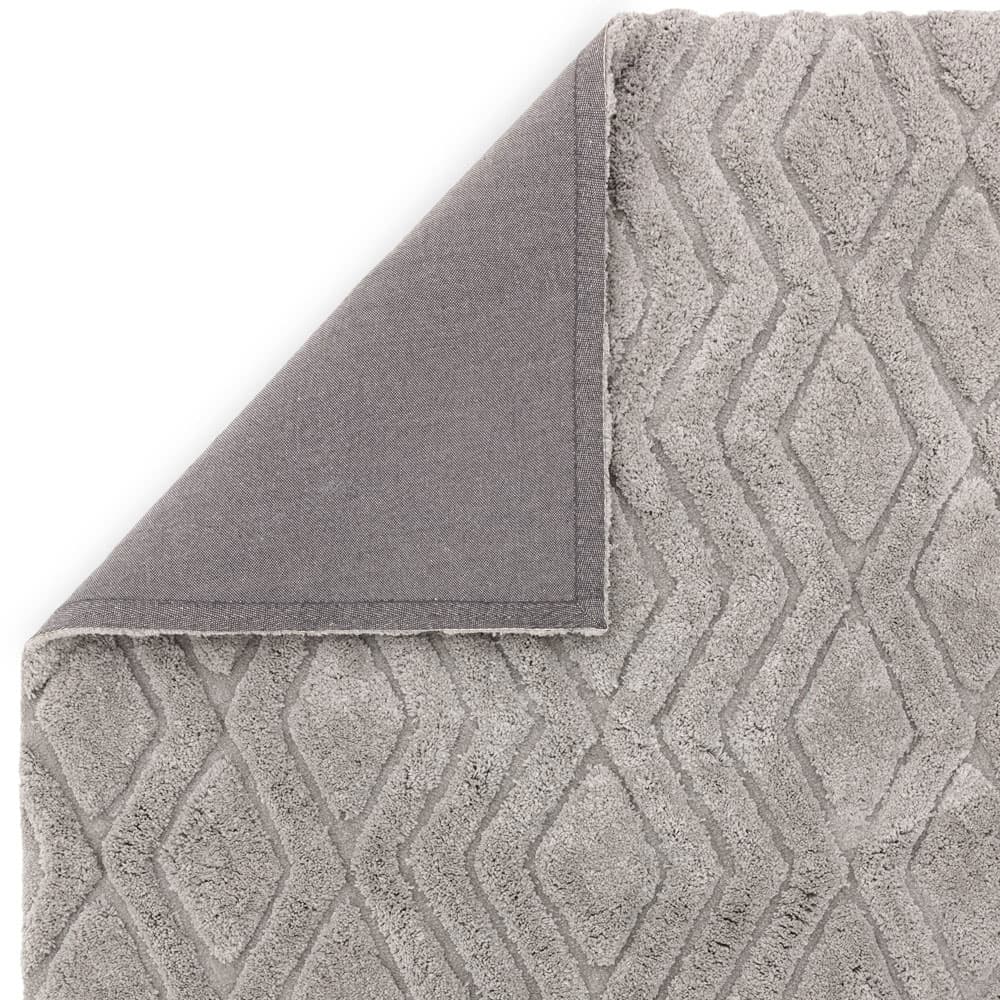 Harrison Silver Rug by Attic Rugs