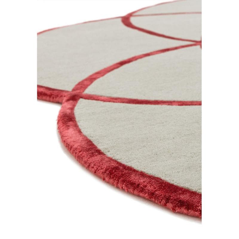 Lotus Red Rug by Attic Rugs