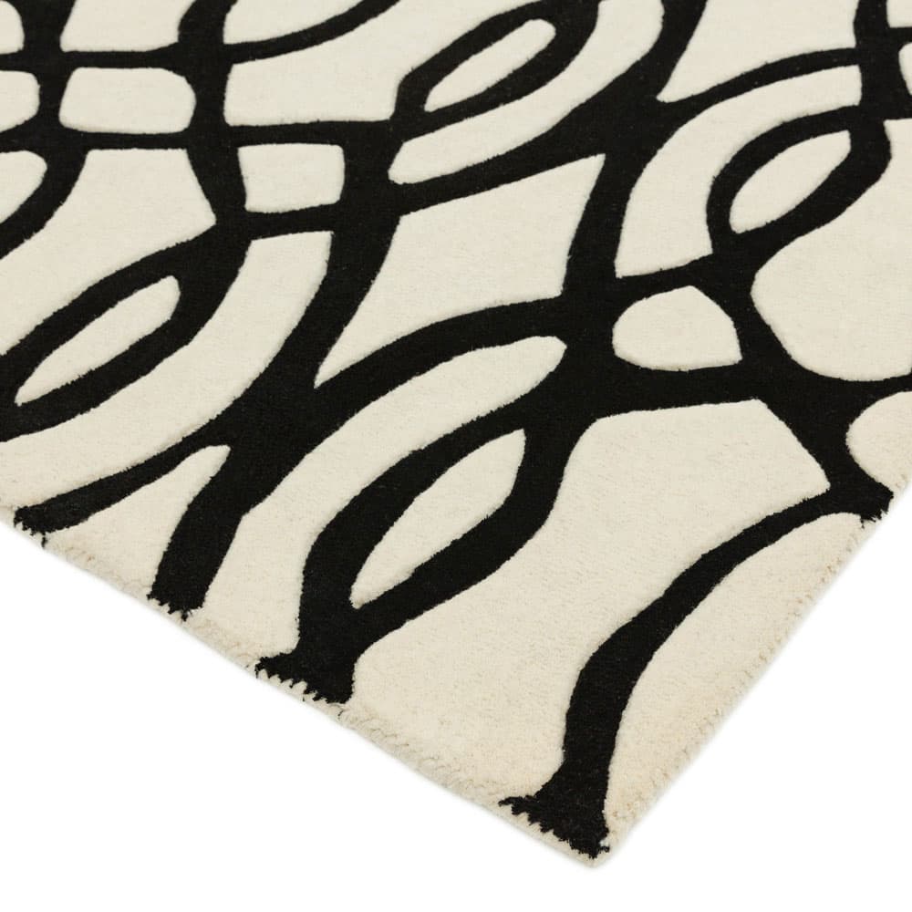 Matrix Max35 Wire White Runner Rug by Attic Rugs