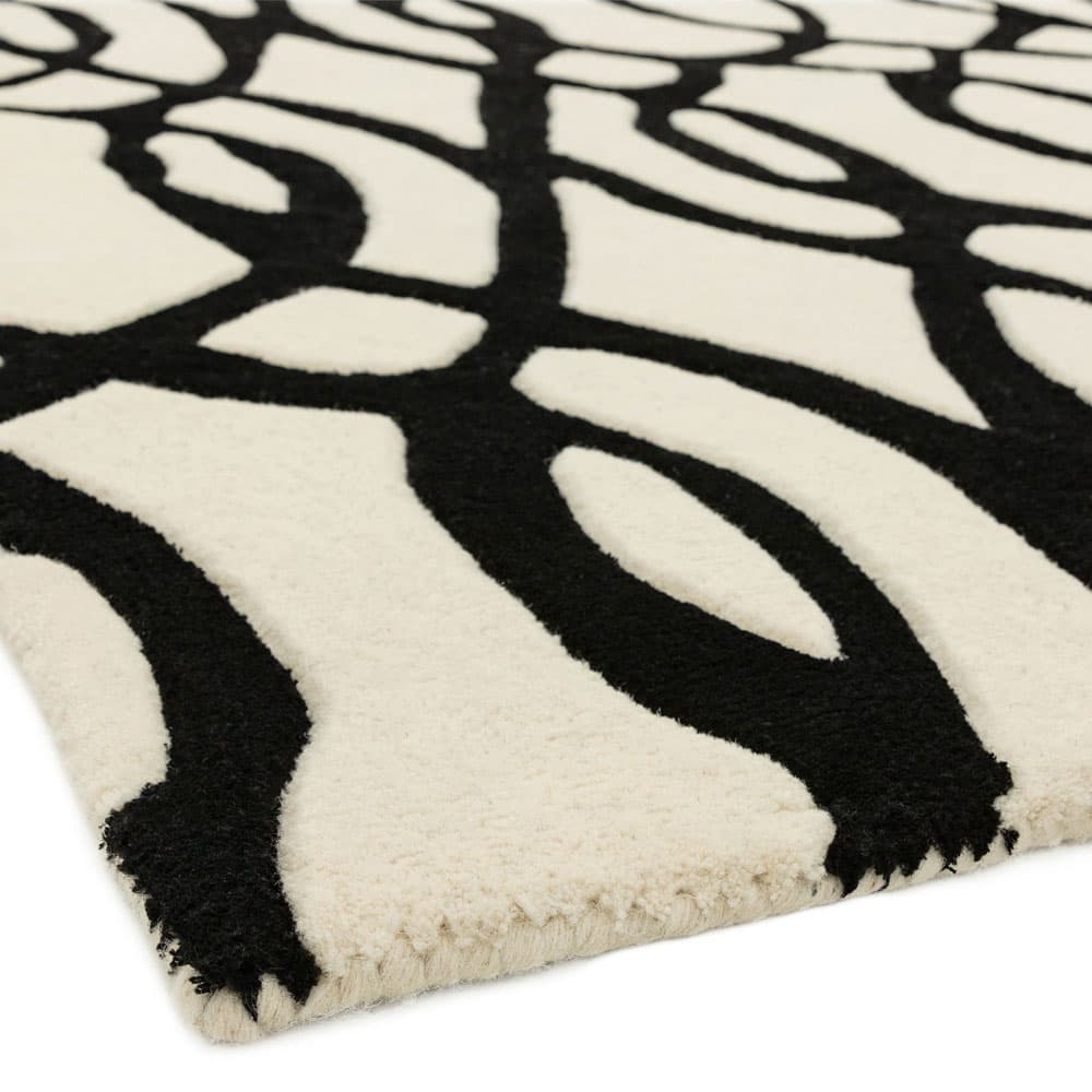 Matrix Max35 Wire White Runner Rug by Attic Rugs