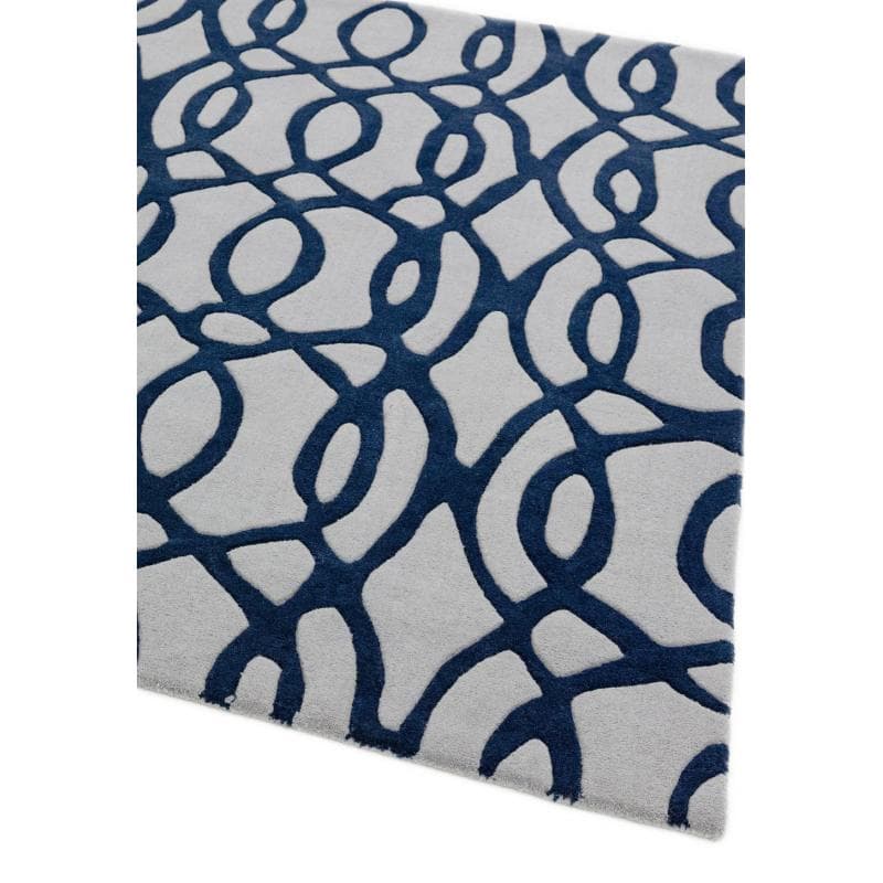 Matrix Max36 Wire Blue Rug by Attic Rugs