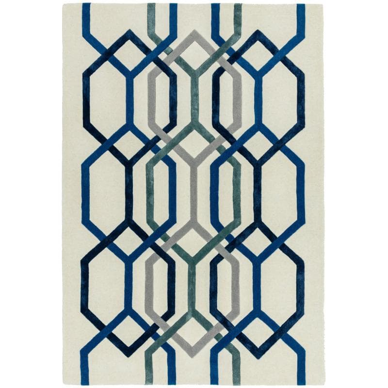 Matrix Max65 Hexagon White Rug by Attic Rugs