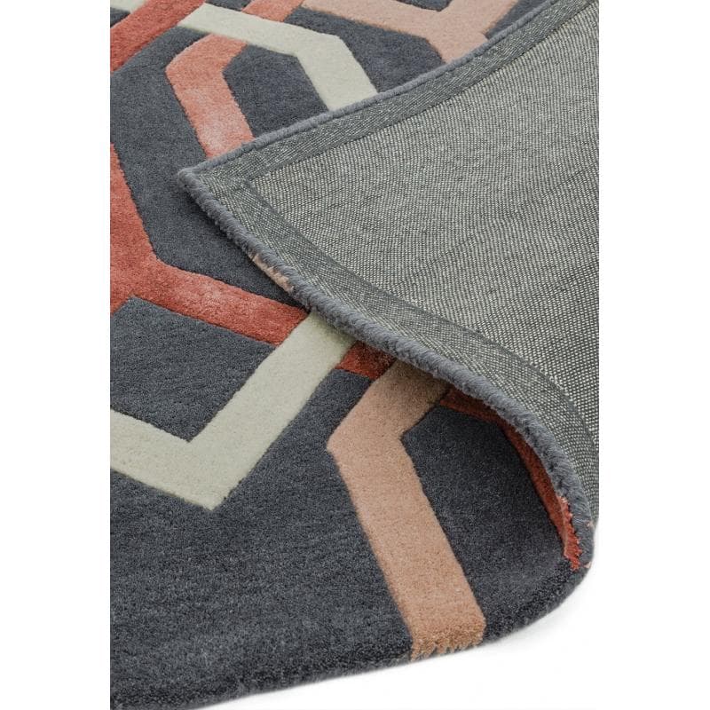 Matrix Max66 Hexagon Charcoal Rug by Attic Rugs