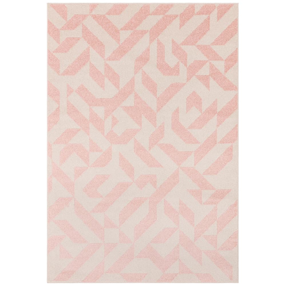 Muse Mu04 Pink Shapes Rug by Attic Rugs