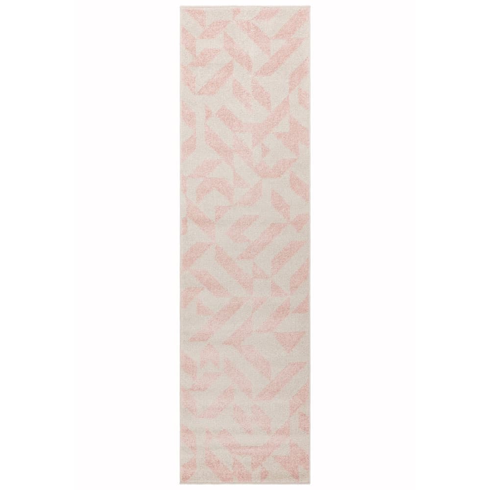 Muse Mu04 Pink Shapes Rug by Attic Rugs