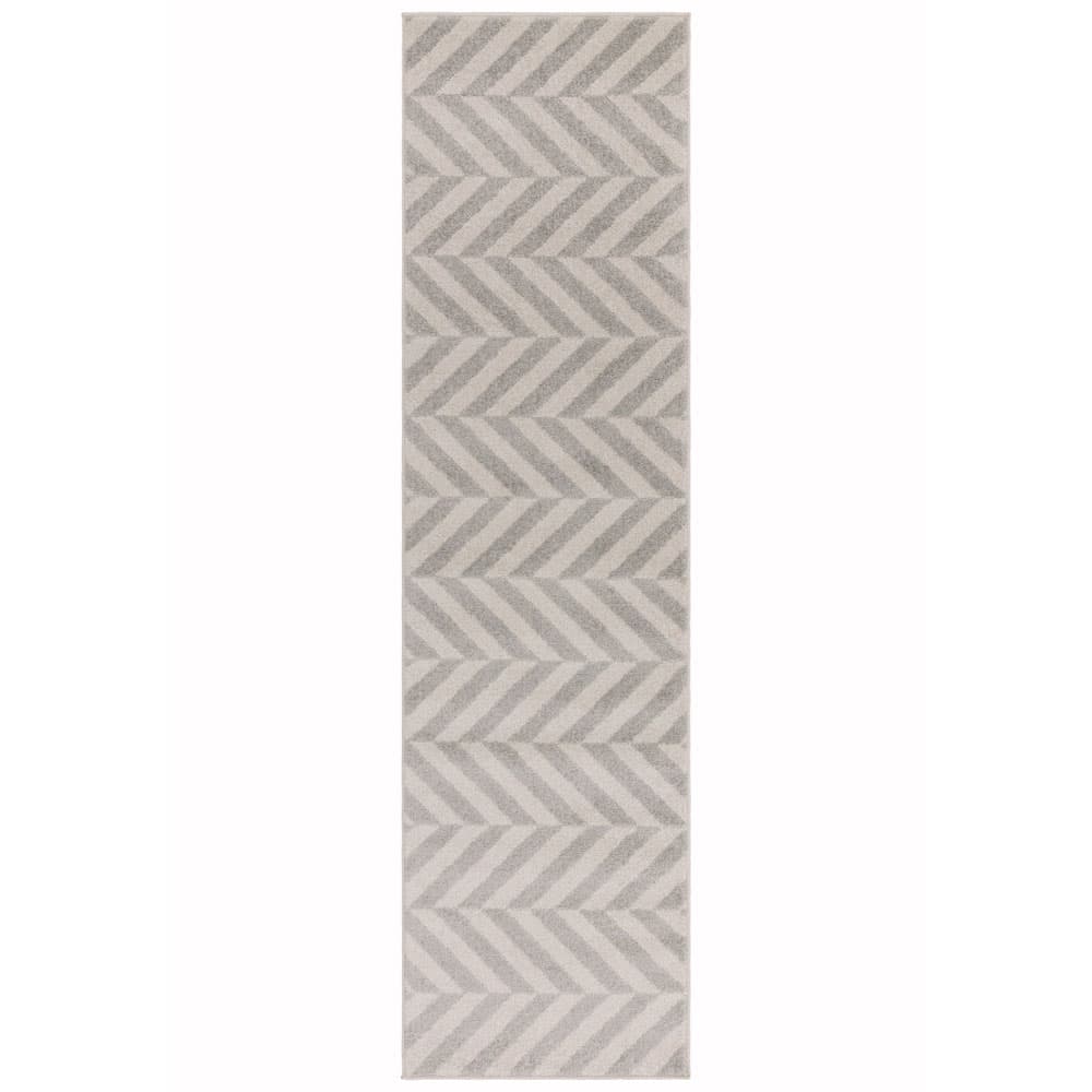 Muse Mu07 Grey Chevron Rug by Attic Rugs