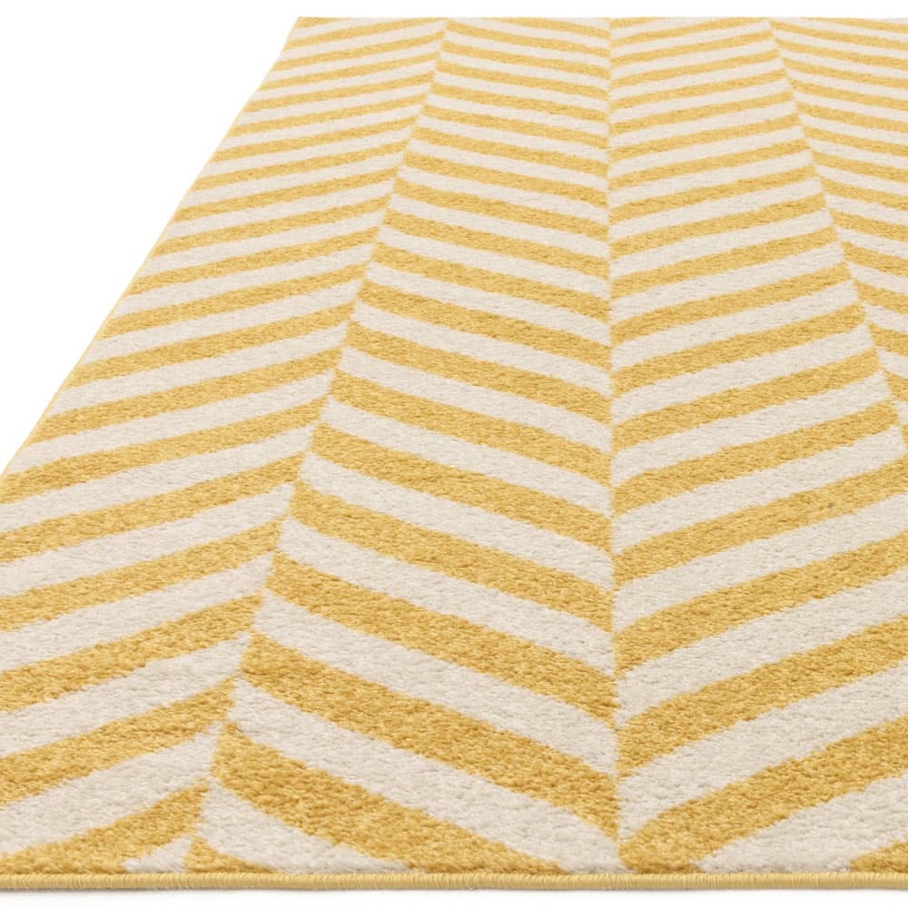 Muse Mu08 Yellow Chevron Rug by Attic Rugs