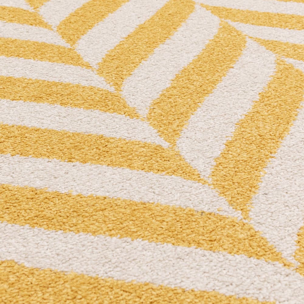 Muse Mu08 Yellow Chevron Rug by Attic Rugs