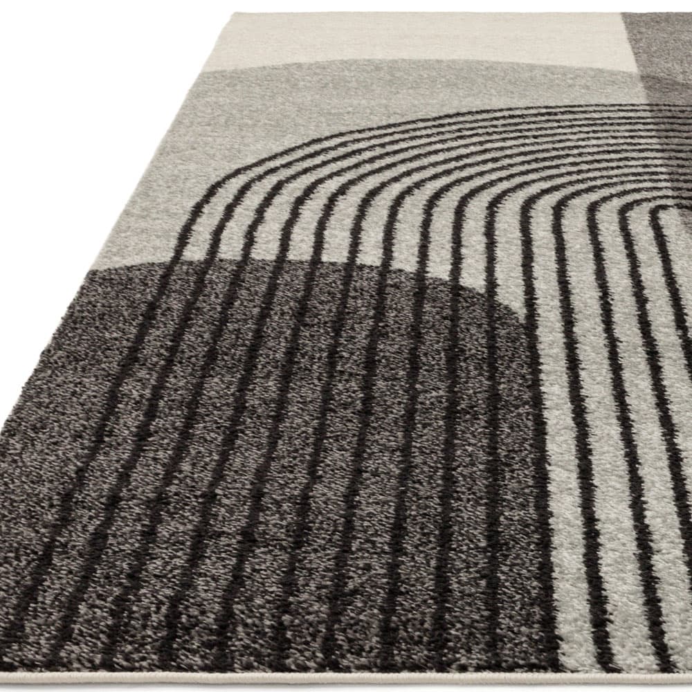 Muse Mu14 Grey Retro Rug by Attic Rugs