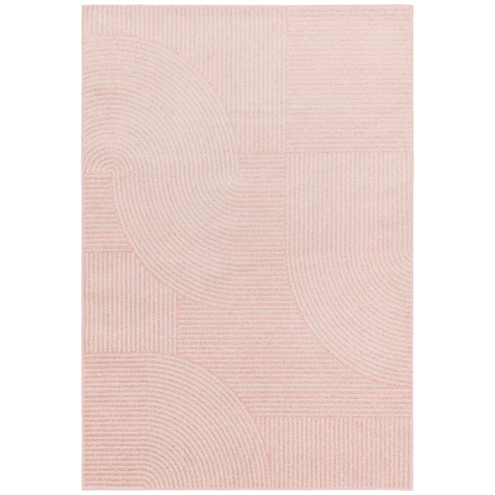 Muse Mu17 Pink Geometric Rug by Attic Rugs