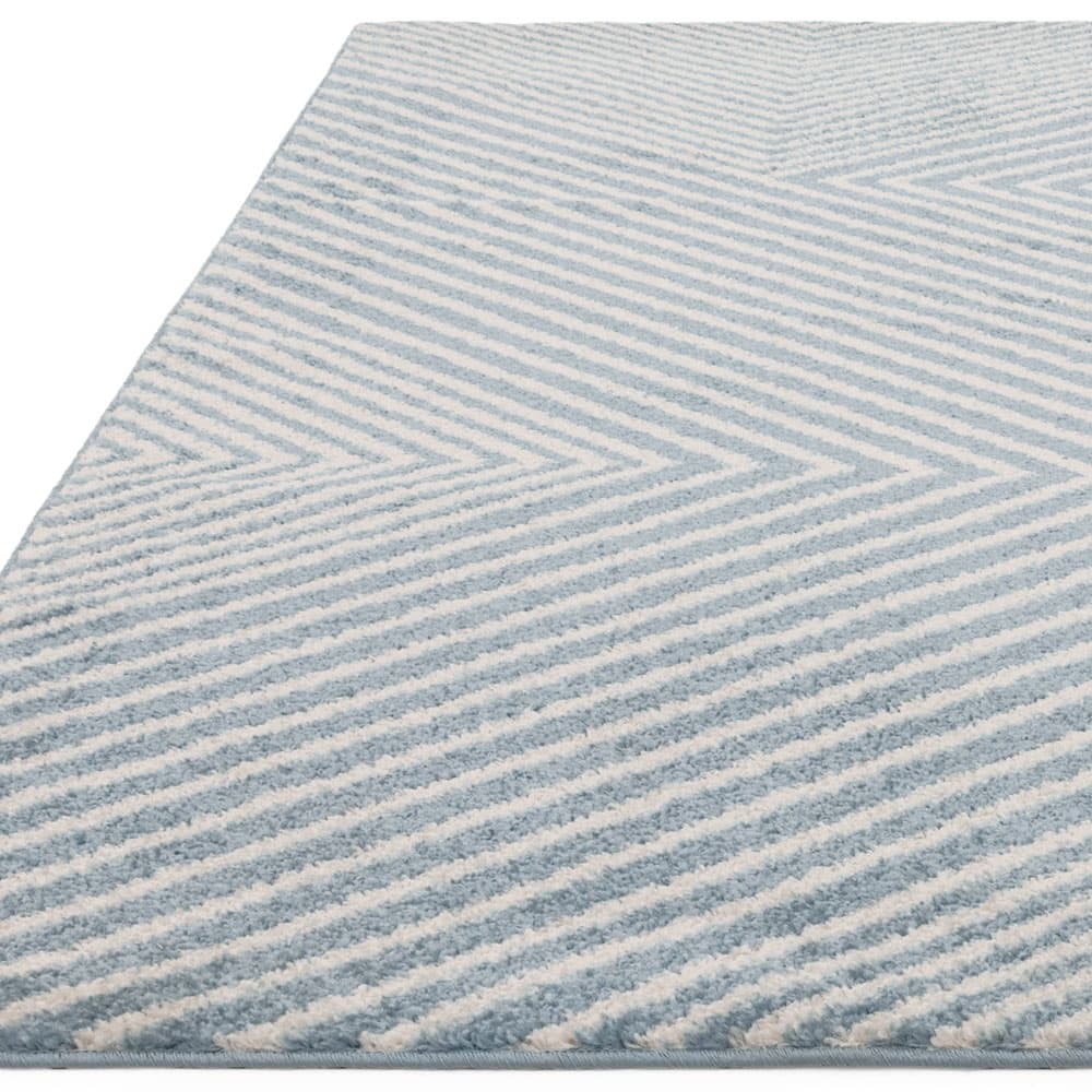 Muse Mu19 Blue Cross Rug by Attic Rugs