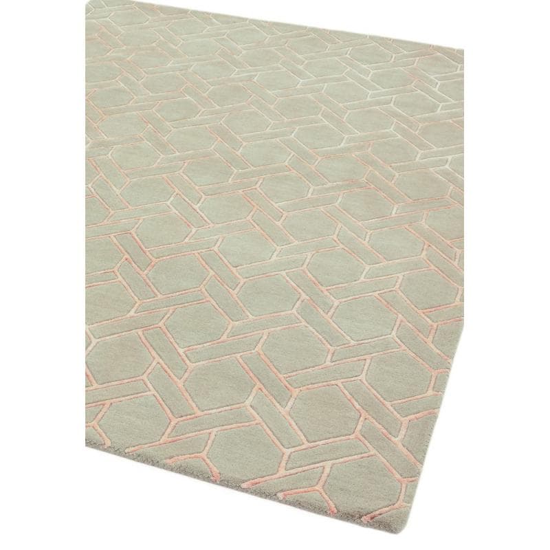 Nexus Fl04 Silver/ Pink Rug by Attic Rugs