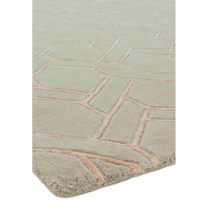 Nexus Fl04 Silver/ Pink Rug by Attic Rugs