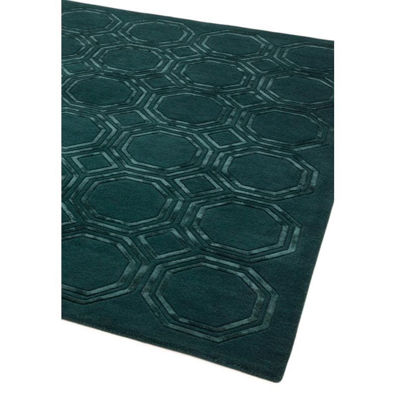 Nexus Oc02 Petrol Rug by Attic Rugs