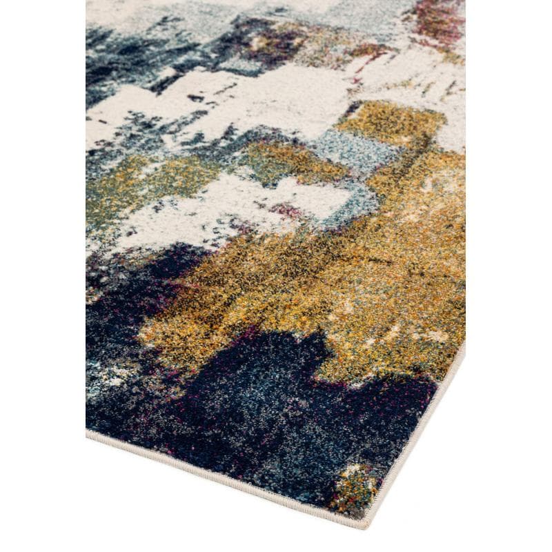 Nova Nv22 Abstract Mustard Rug by Attic Rugs