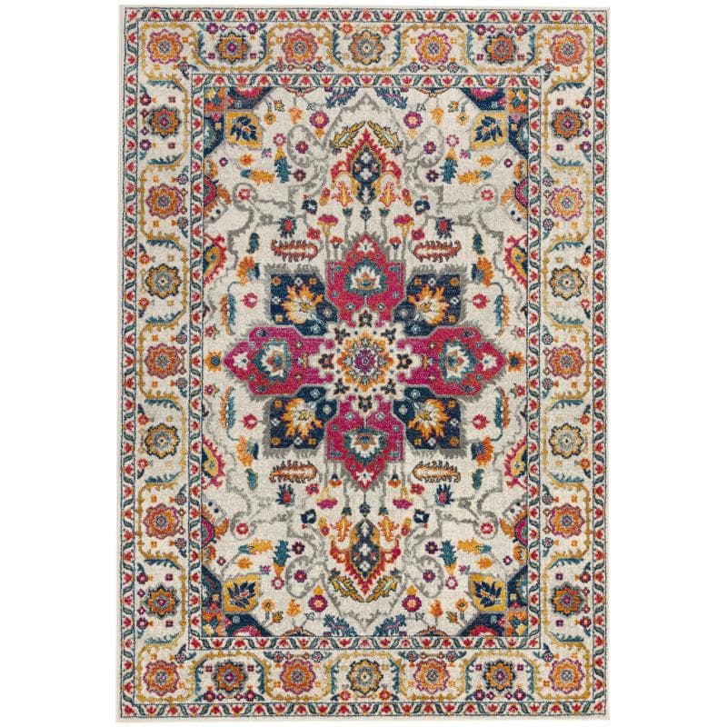 Nova Nv24 Persian White Multi Rug by Attic Rugs