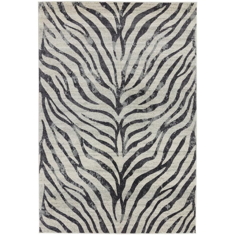 Nova Nv27 Zebra Grey Rug by Attic Rugs