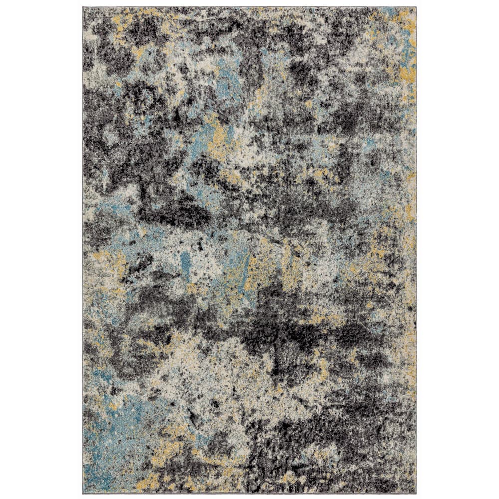 Nova Nv32 Abstract Blue Rug by Attic Rugs