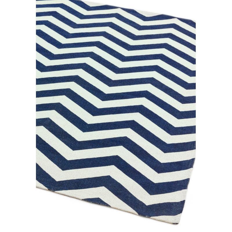 Onix On12 Zig Zag Blue Rug by Attic Rugs