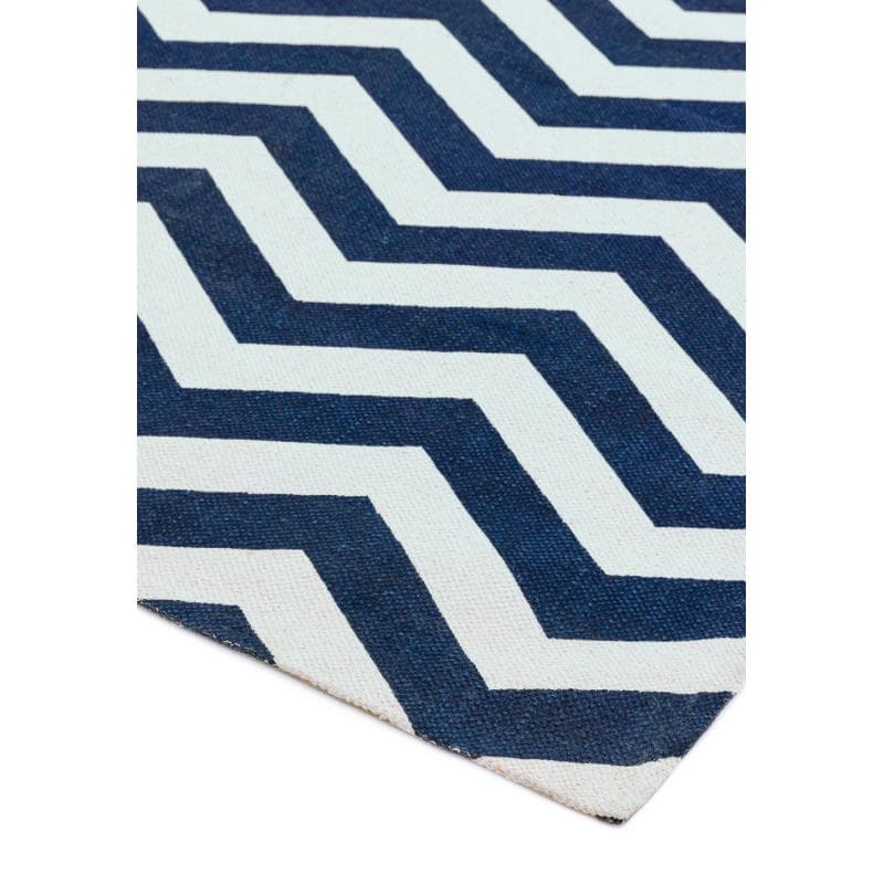 Onix On12 Zig Zag Blue Rug by Attic Rugs