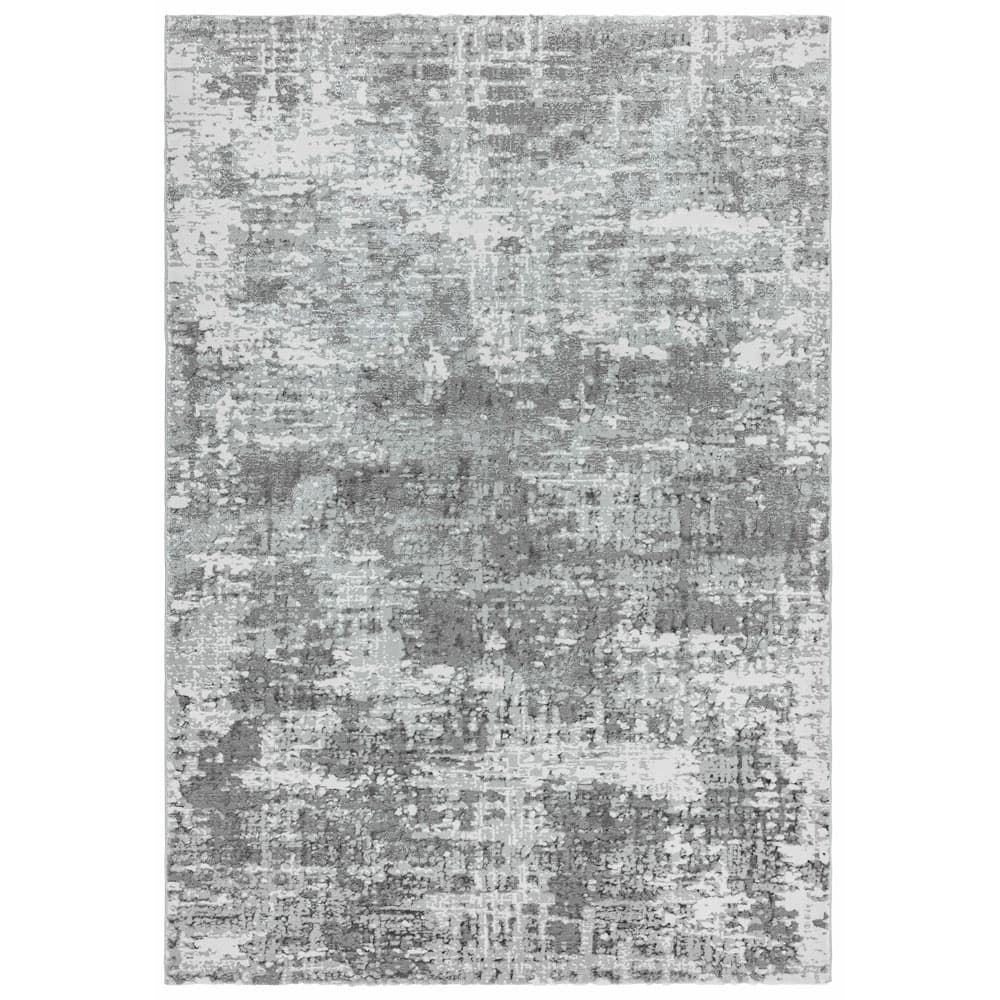 Orion Or05 Abstract Silver Rug by Attic Rugs