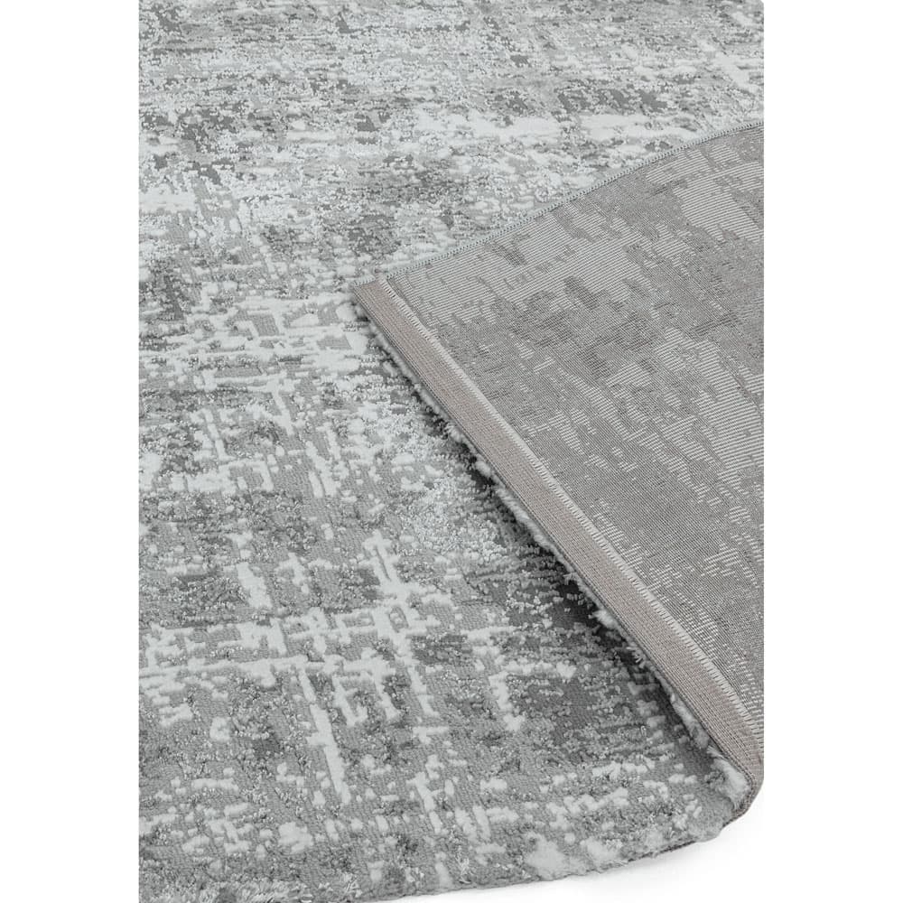 Orion Or05 Abstract Silver Rug by Attic Rugs