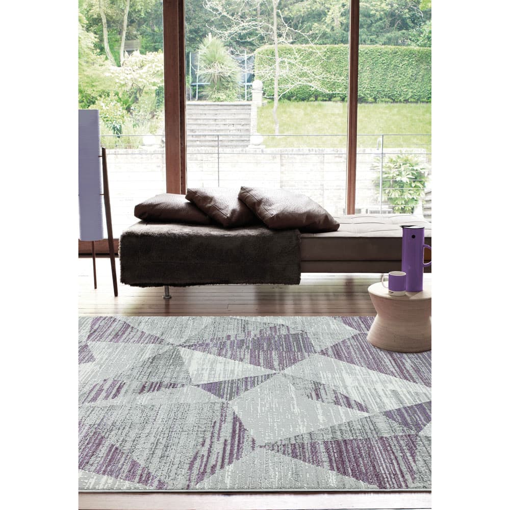 Orion Or13 Block Heather Rug by Attic Rugs