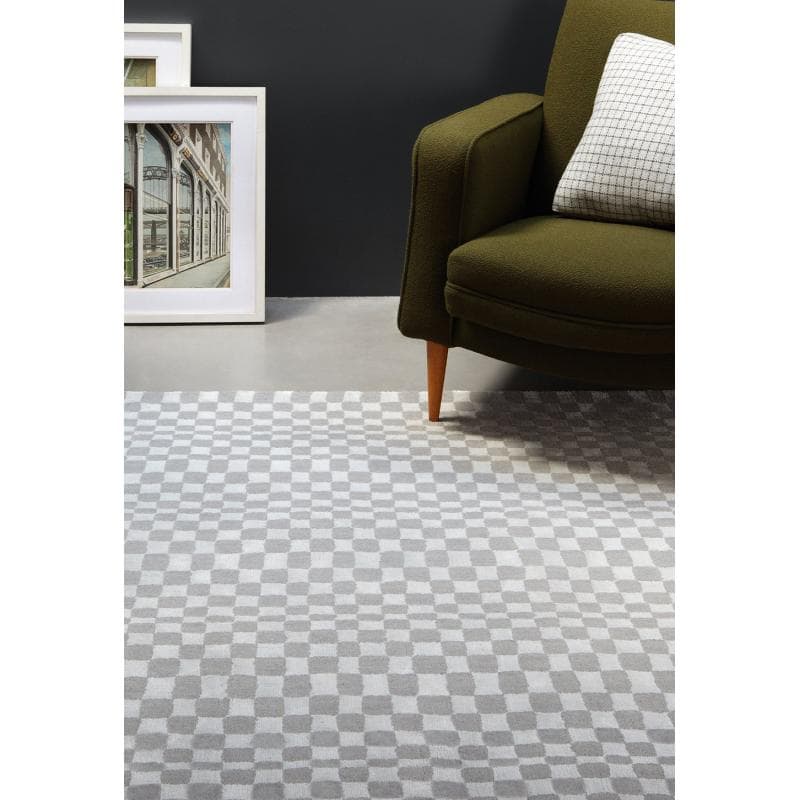 Oska Silver Rug by Attic Rugs