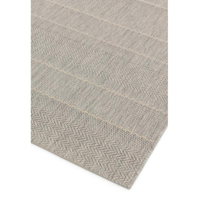 Patio Pat03 Beige Stripe Rug by Attic Rugs