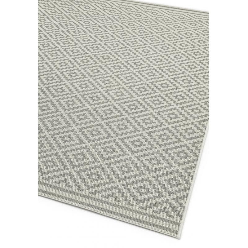 Patio Pat11 Diamond Grey Rug by Attic Rugs