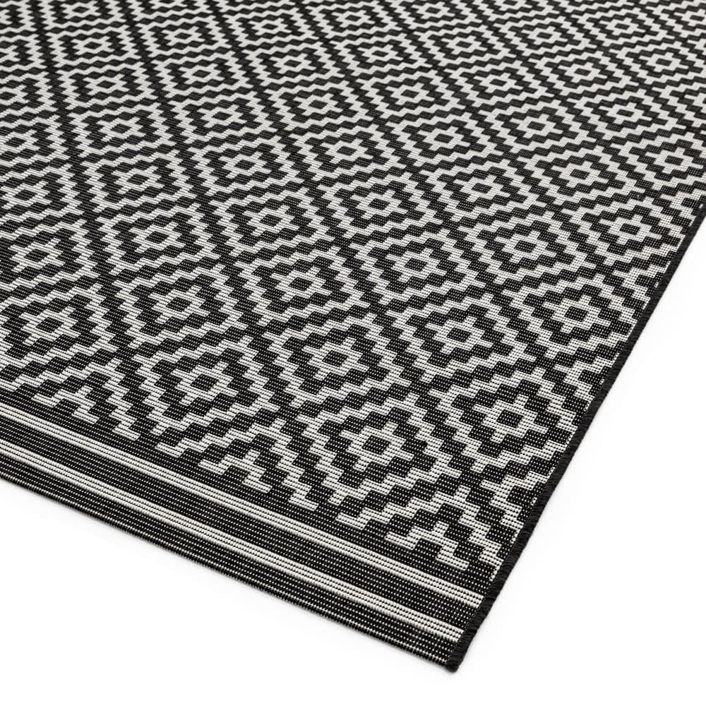 Patio Pat12 Diamond Mono Runner Rug by Attic Rugs