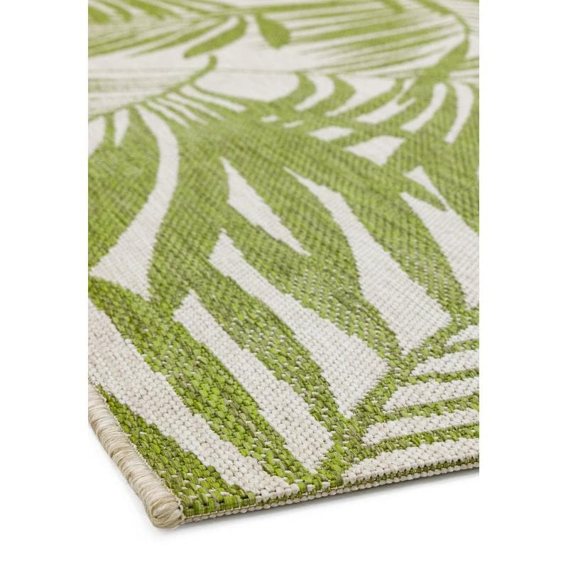 Patio Pat15 Green Palm Rug by Attic Rugs