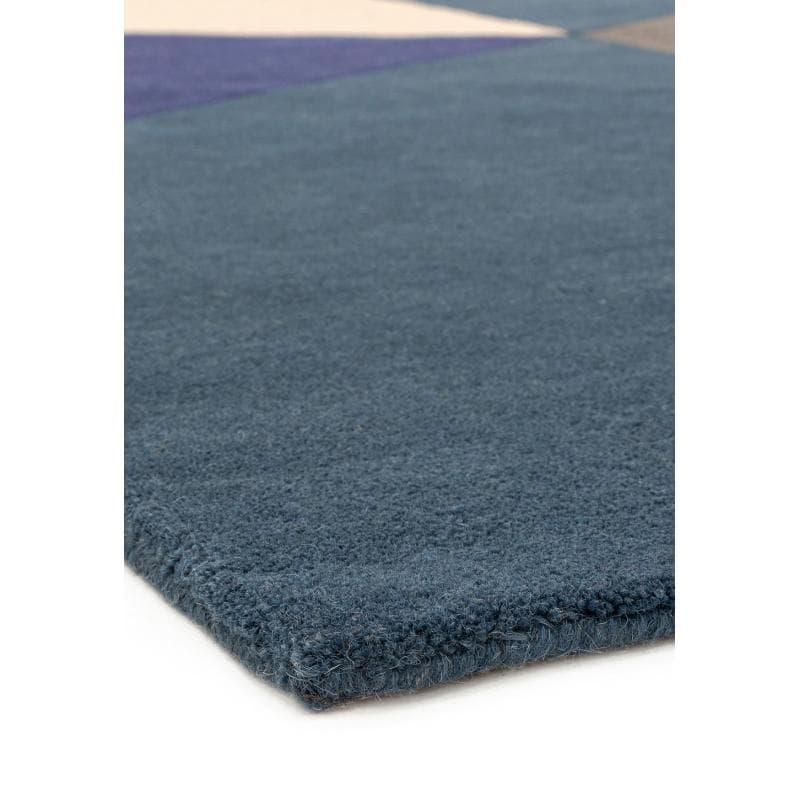 Reef Rf13 Big Geo Blue Rug by Attic Rugs