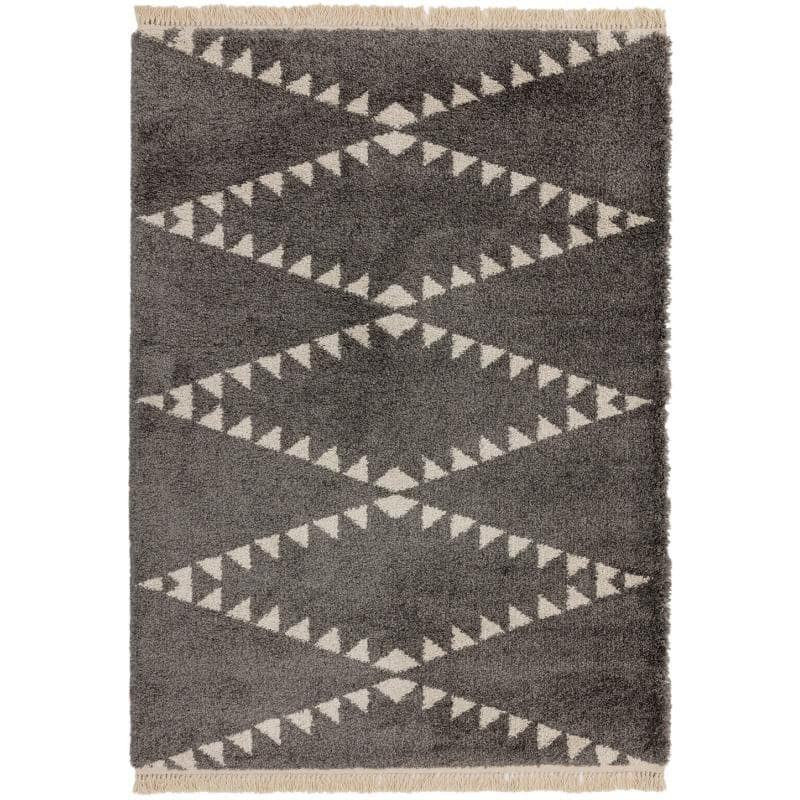 Rocco Rc04 Charcoal Rug by Attic Rugs