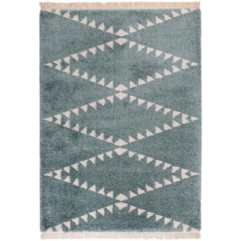 Rocco Rc06 Blue Rug by Attic Rugs