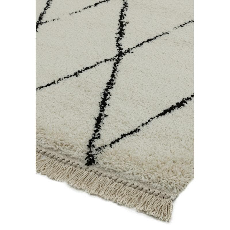 Rocco Rc08 Cream Diamond Rug by Attic Rugs