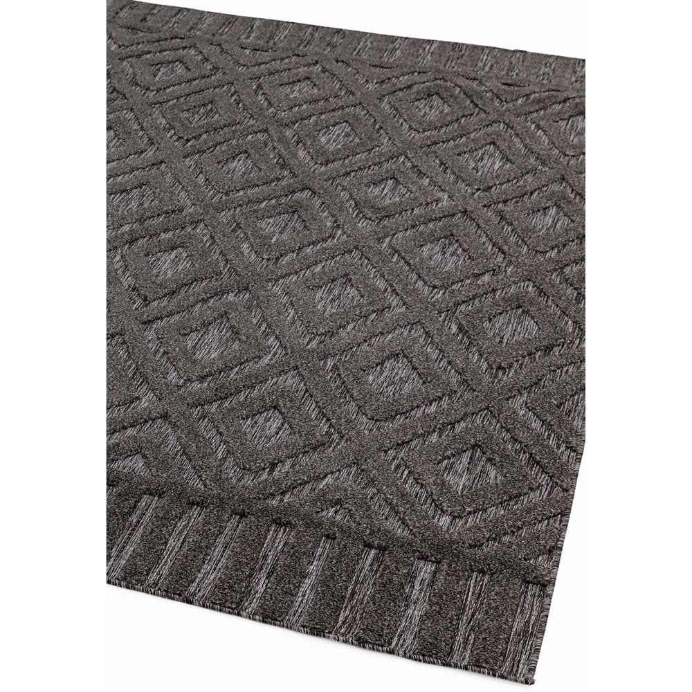 Salta Sa02 Charcoal Diamond Rug by Attic Rugs