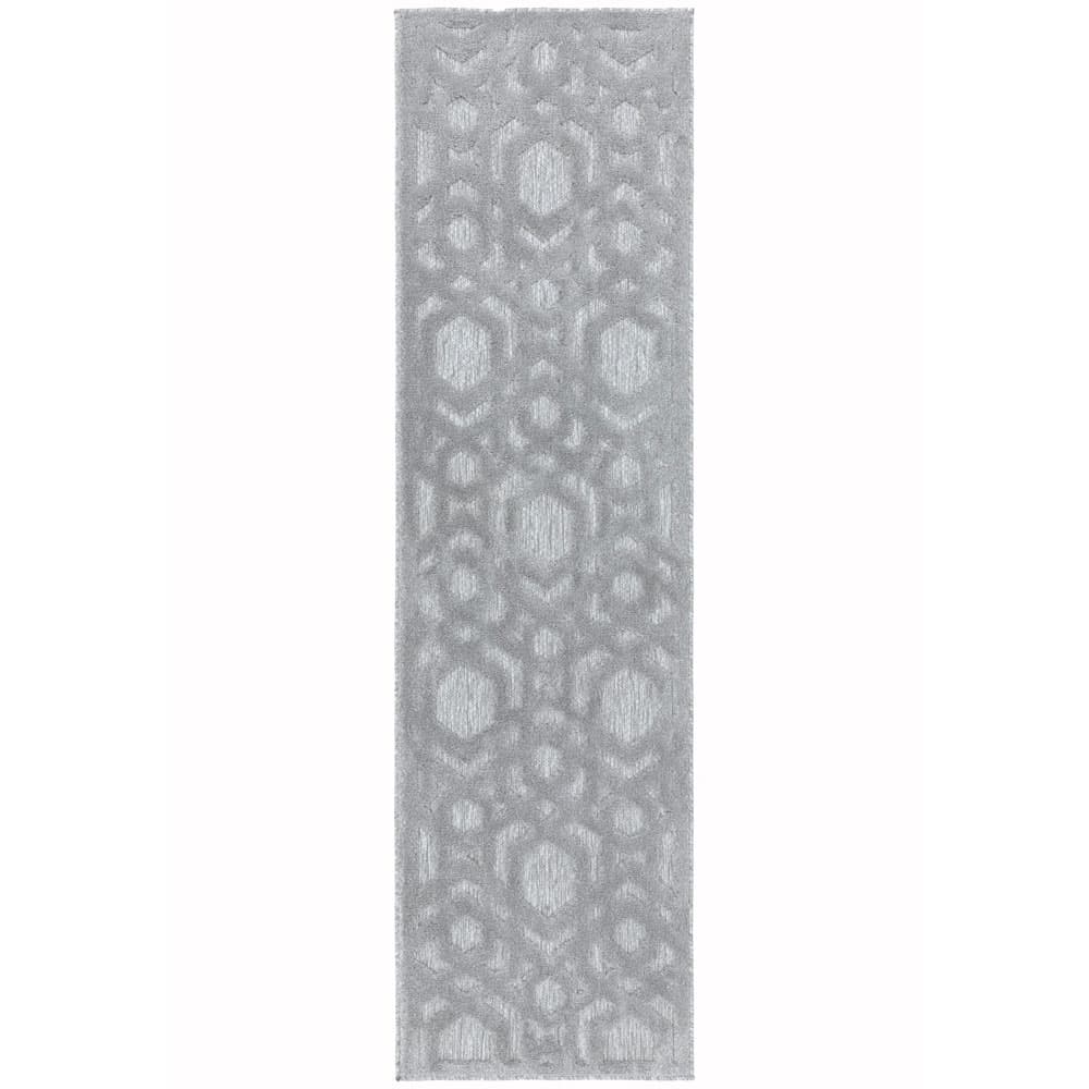 Salta Sa03 Silver Geometric Rug by Attic Rugs