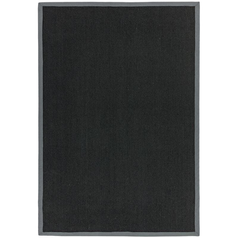 Sisal Black/ Grey Rug by Attic Rugs