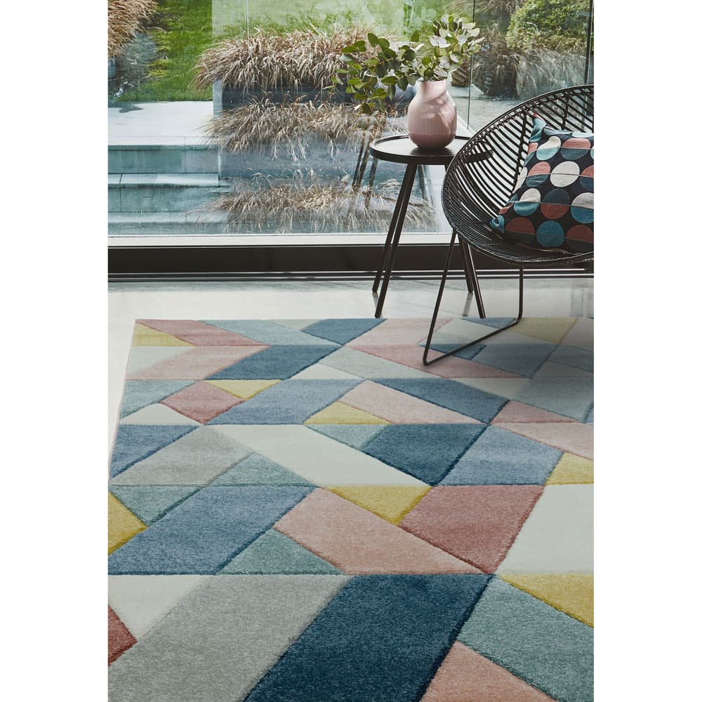 Sketch Sk02 Rhombus Multi Rug by Attic Rugs