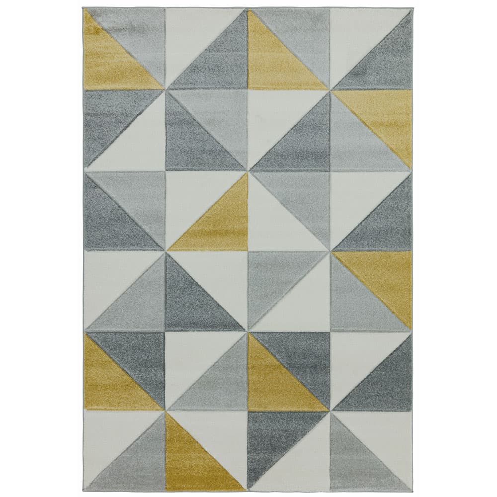 Sketch Sk06 Cubic Ochre Rug by Attic Rugs