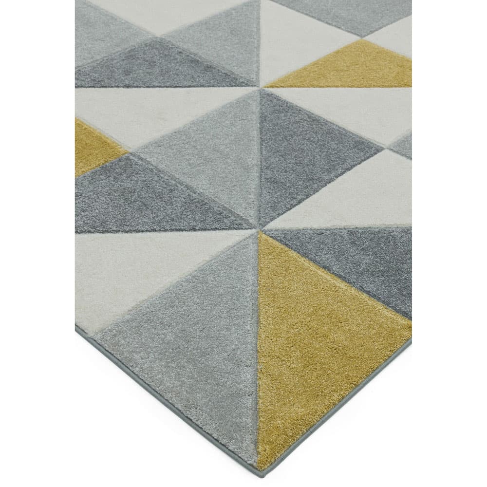 Sketch Sk06 Cubic Ochre Rug by Attic Rugs