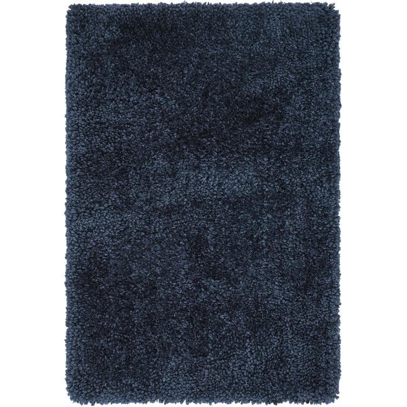 Spiral Navy Rug by Attic Rugs