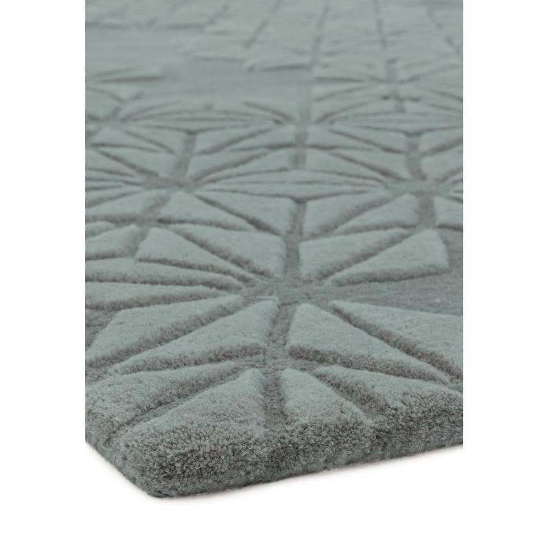 Starburst Silver Rug by Attic Rugs