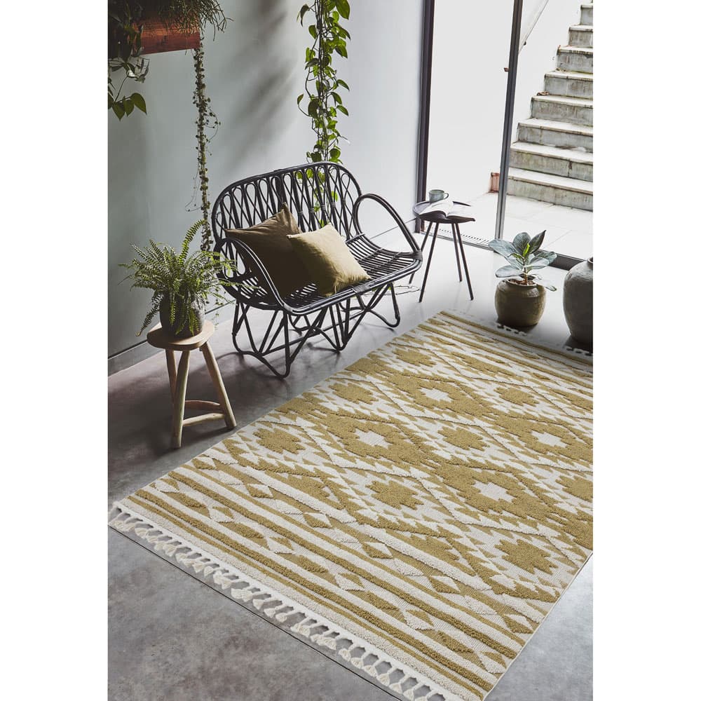 Taza Ta02 Ochre Rug by Attic Rugs