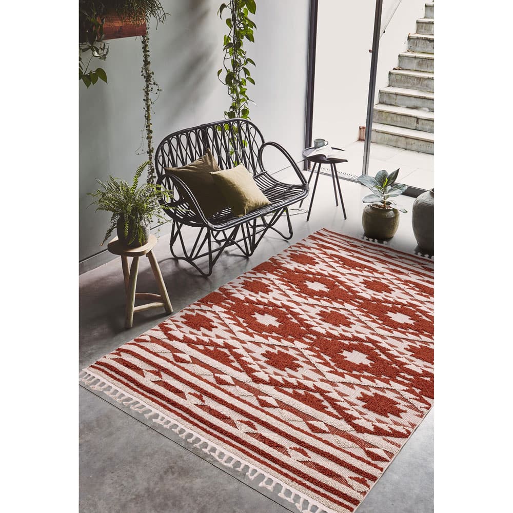 Taza Ta03 Terracotta Rug by Attic Rugs