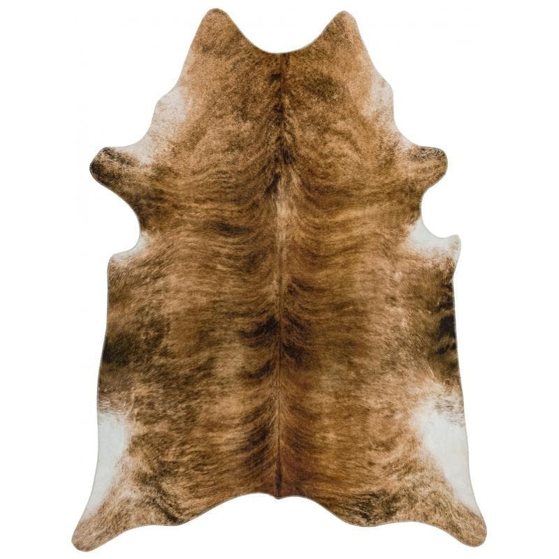 Texas Faux Cowhide Brown Rug by Attic Rugs